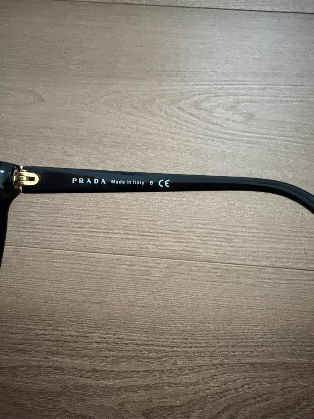 Prada Black Gloss Cat-Eye Sunglasses - Picture 6 of 8